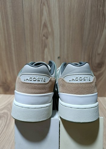 Lacoste Beyaz Gri Kadın Spor Ayakkabı - Görsel 4
