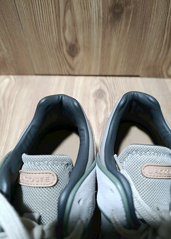 Lacoste Beyaz Gri Kadın Spor Ayakkabı - Görsel 6