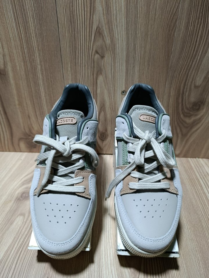 Lacoste Beyaz Gri Kadın Spor Ayakkabı - Görsel 3