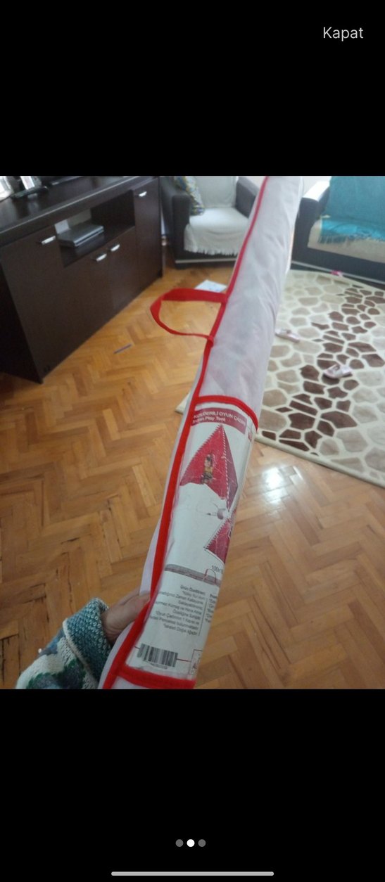 Renkli Kırmızı Çocuk Oyun Çadırı - Görsel 2