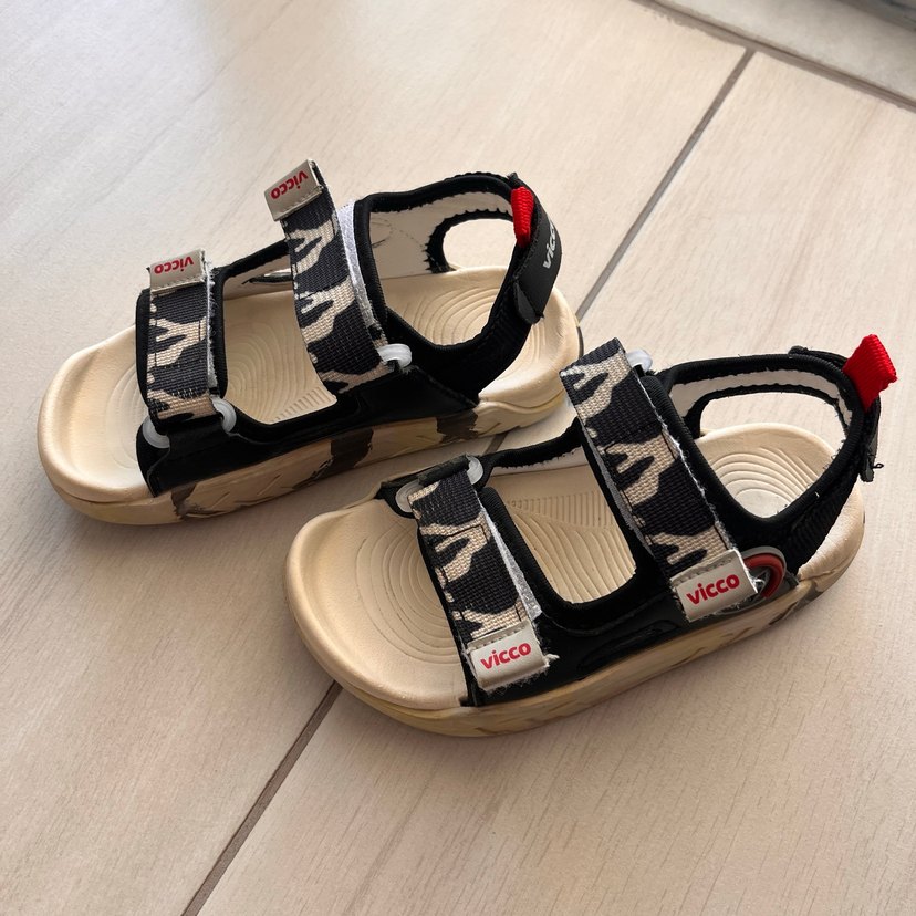 Erkek Çocuk Kamuflaj Desenli Cırt Cırtlı Terlik - Görsel 3