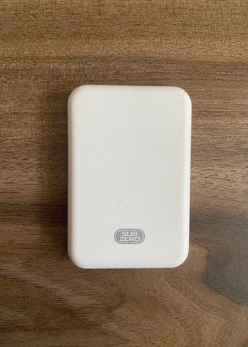 Beyaz 5000mAh Taşınabilir Power Bank magesafe - Görsel 2