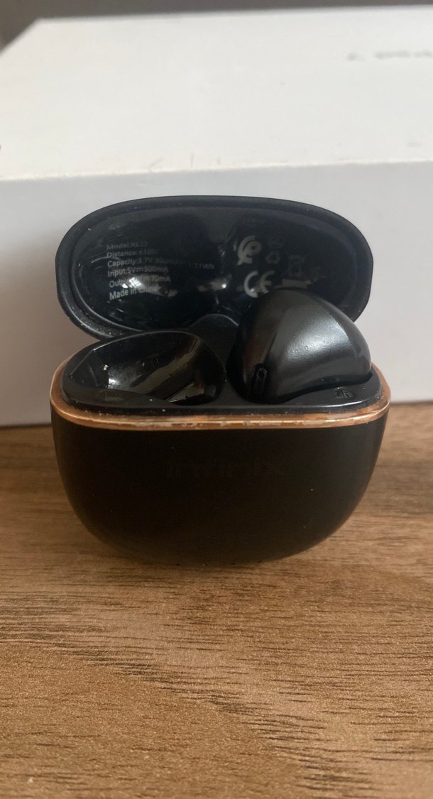 İnfinix Siyah Kablosuz Kulaklık sol kulaklık kayıp - Görsel 3