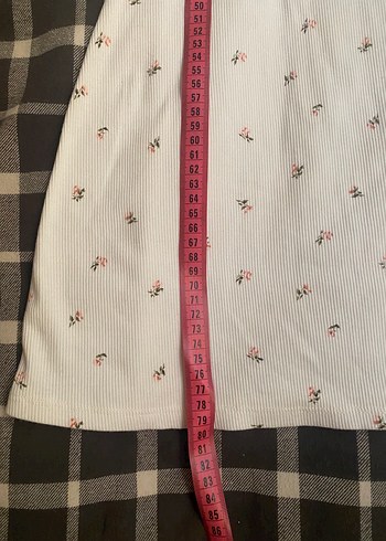 xs Beden beyaz Renk H&M Divided | Kısa Kollu Kare Yaka Mini Elbise