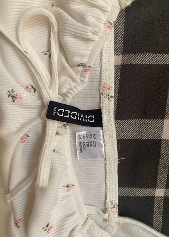 H&M H&M Divided | Kısa Kollu Kare Yaka Mini Elbise