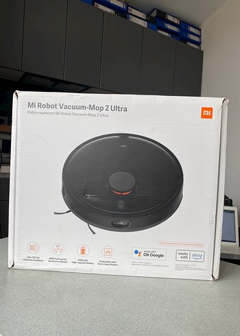 Mi Robot Vacuum-Mop 2 Ultra Siyah Robot Süpürge