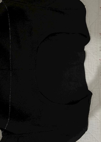 universal Beden siyah Renk Siyah V Yaka Kadın Triko Kazak