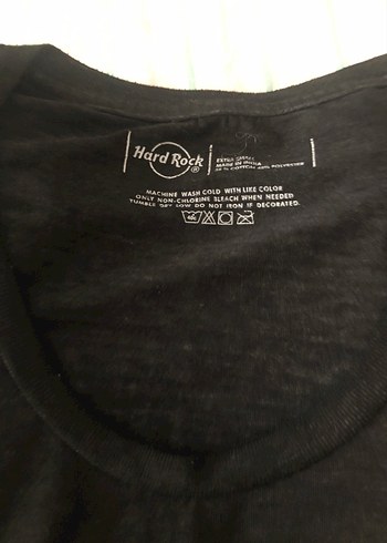 Hard Rock Siyah Payetli Hard Rock Tişört