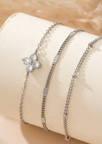 Parlak Gümüş Kaplama Kadın Piercing - Görsel 3