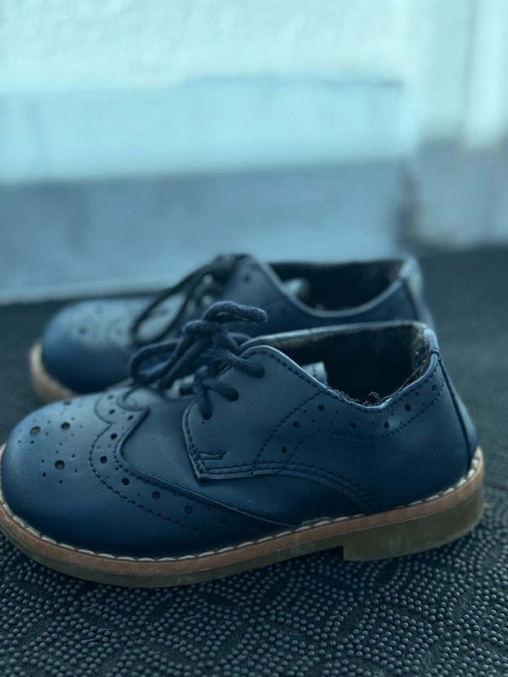 Koyu Mavi Erkek Çocuk Özel Gün Ayakkabısı - Görsel 2