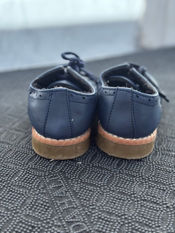 Koyu Mavi Erkek Çocuk Özel Gün Ayakkabısı - Görsel 3