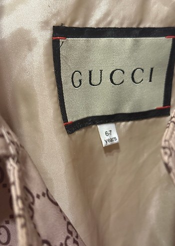 Gucci trençkot kız çocuk yeni - Görsel 2