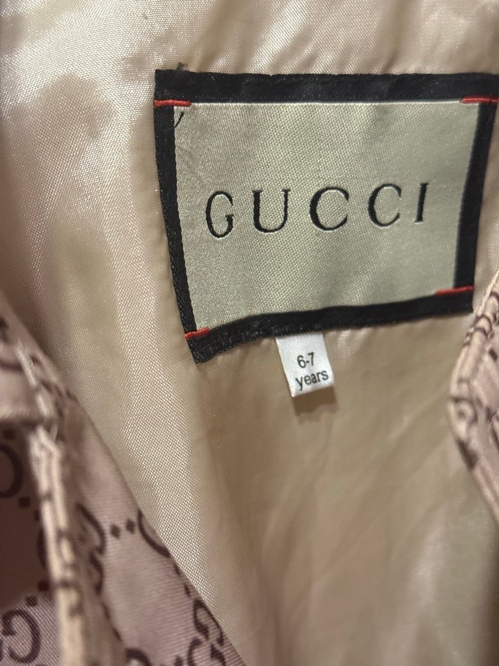 Gucci trençkot kız çocuk yeni - Görsel 2