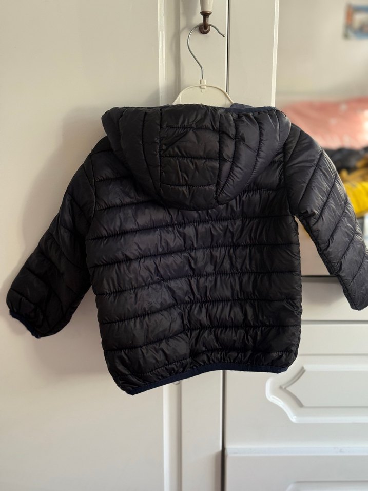 Erkek Çocuk lacivert Fermuarlı Mont - Görsel 3