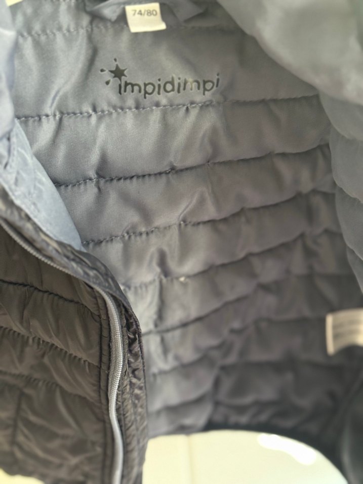 Erkek Çocuk lacivert Fermuarlı Mont - Görsel 2