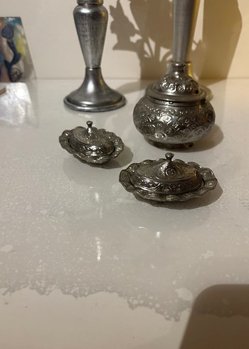 3lü İşlemeli Dekoratif Takımı - Görsel 4