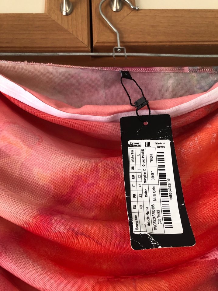 Kadın Renkli Drapeli Büstiyer - Görsel 2