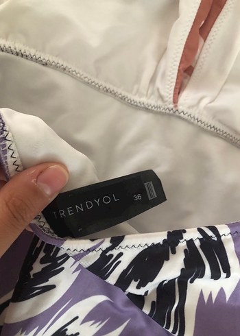 Trendyol & Milla Trendyol Çok Renkli Bohem Drapeli Mini Mayo