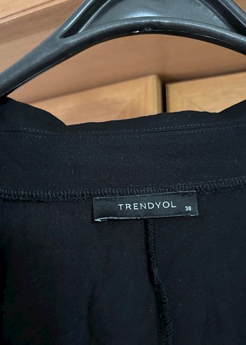 Siyah V Yaka Kadın Uzun Tulum - Görsel 2