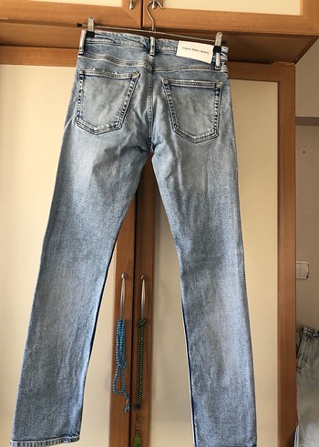 Erkek Mavi Denim Yırtık Jean - Görsel 5