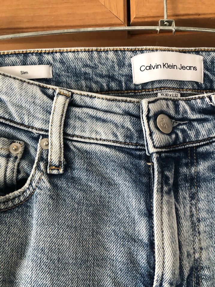 Erkek Mavi Denim Yırtık Jean - Görsel 2