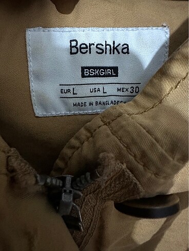 l Beden bershka ceket