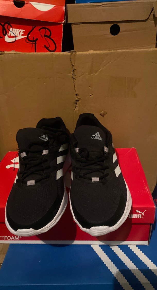 Erkek Siyah Spor Ayakkabı Velcro - Görsel 2