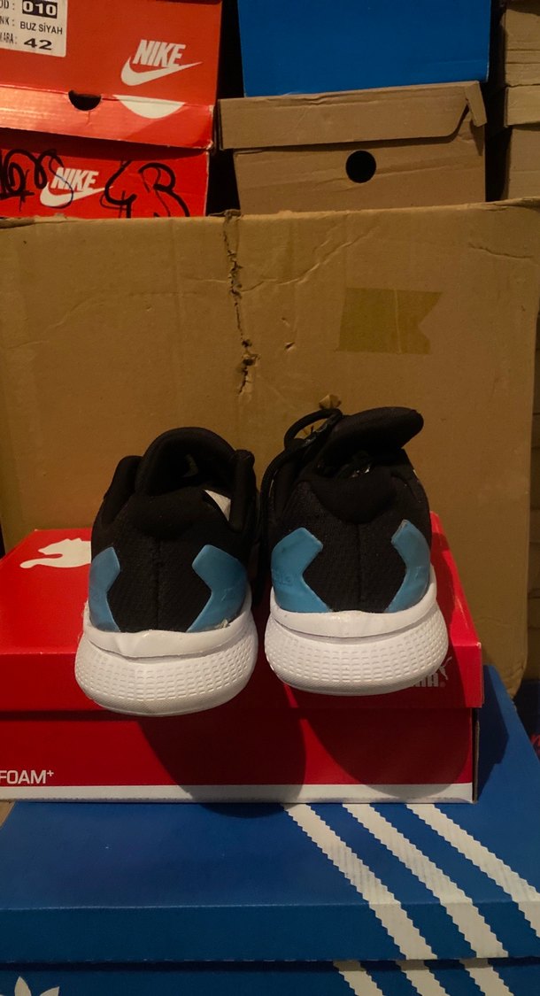 Erkek Siyah Spor Ayakkabı Velcro - Görsel 3