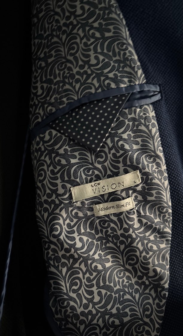 Lacivert Erkek Ofis Takım Ceketi - Görsel 3