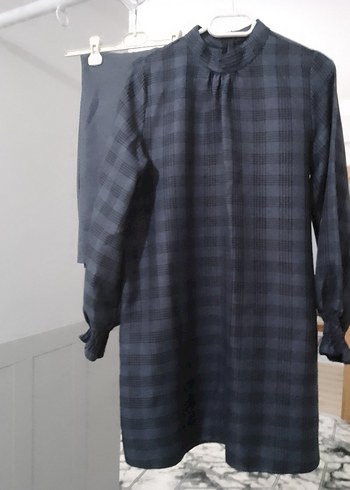 Gri Midi Kadın Takım Elbise - Görsel 2