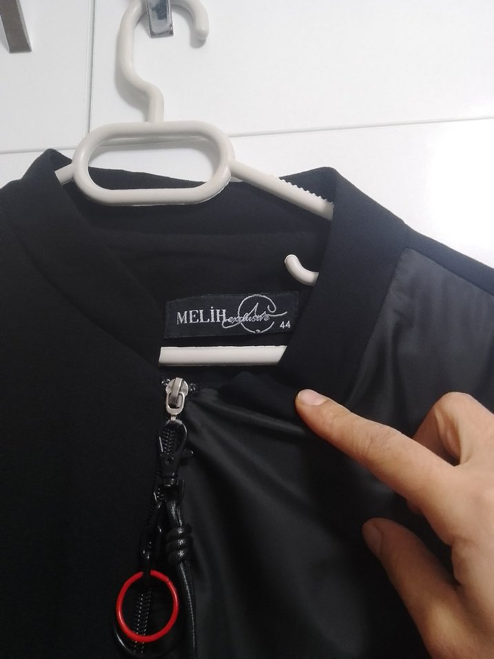 Kadın Siyah Uzun Goth ferace ince yazlık ceket - Görsel 4