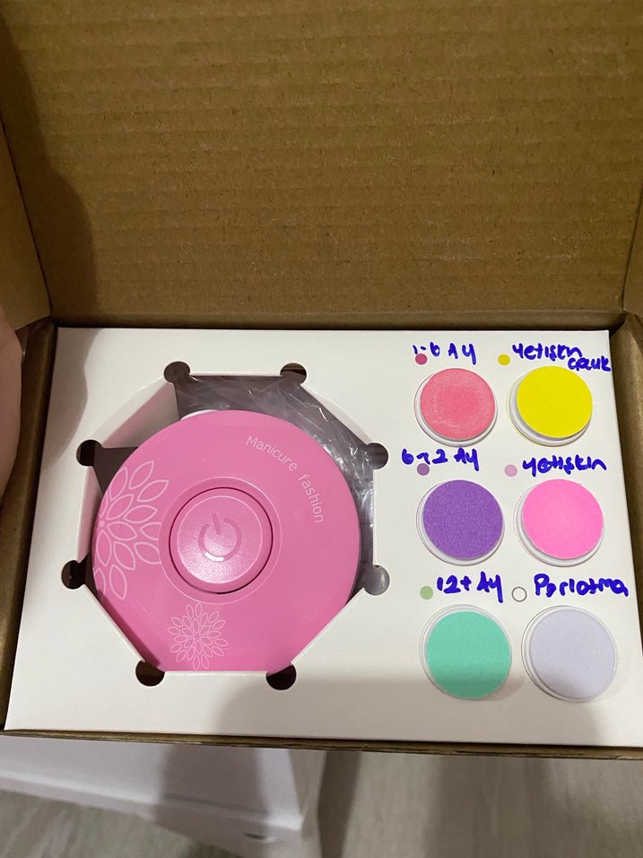 Pembe Manikür Tozu Seti - Görsel 2