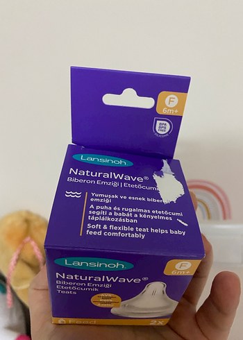 Lansinoh NaturalWave Biberon Emziği 6 Ay+ 2'li - Görsel 3