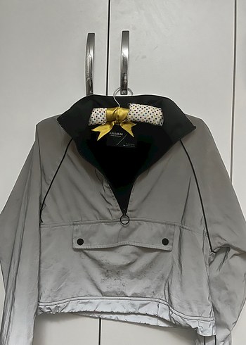 Pull&Bear Reflektör Yağmurluk Kadın Street Wear Ceket