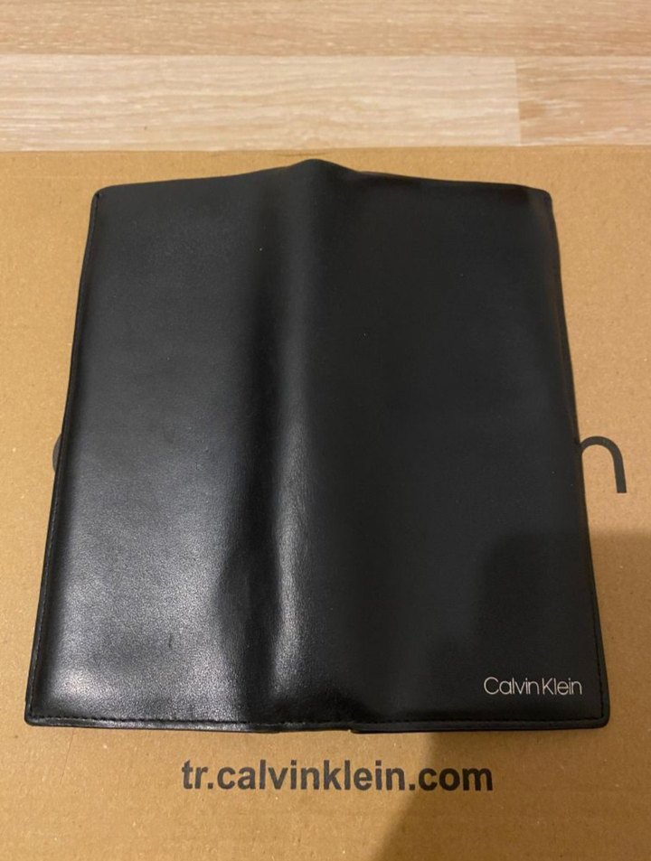Calvin Klein Siyah Deri Erkek Cüzdan - Görsel 2