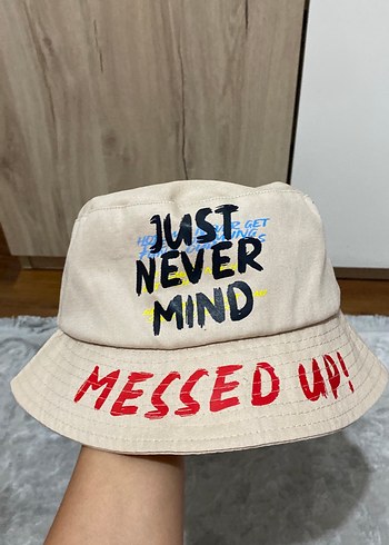  Beden Kadın Bej Pamuklu Streetwear Şapka