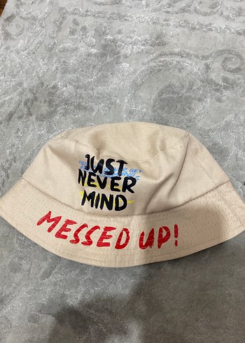 Kadın Bej Pamuklu Streetwear Şapka