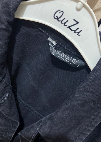 LC Waikiki Siyah Düğmeli Kadın Denim Ceket