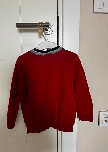 Kırmızı Erkek Çocuk Kazak - Görsel 3