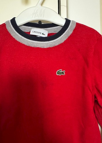 Kırmızı Erkek Çocuk Kazak - Görsel 2