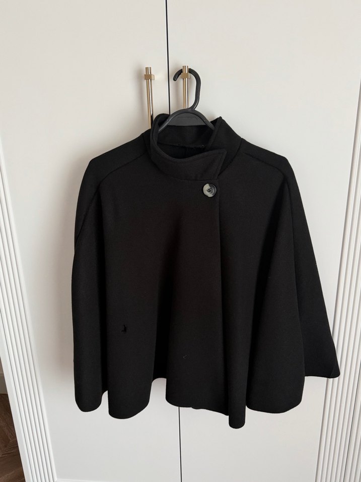 Kemerli Siyah Panço - Görsel 2