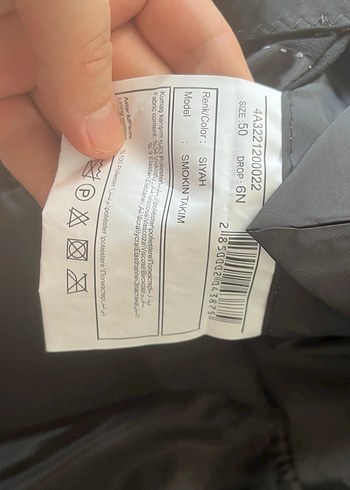 Siyah Düğmeli Yelekli Takım Elbise - Görsel 5