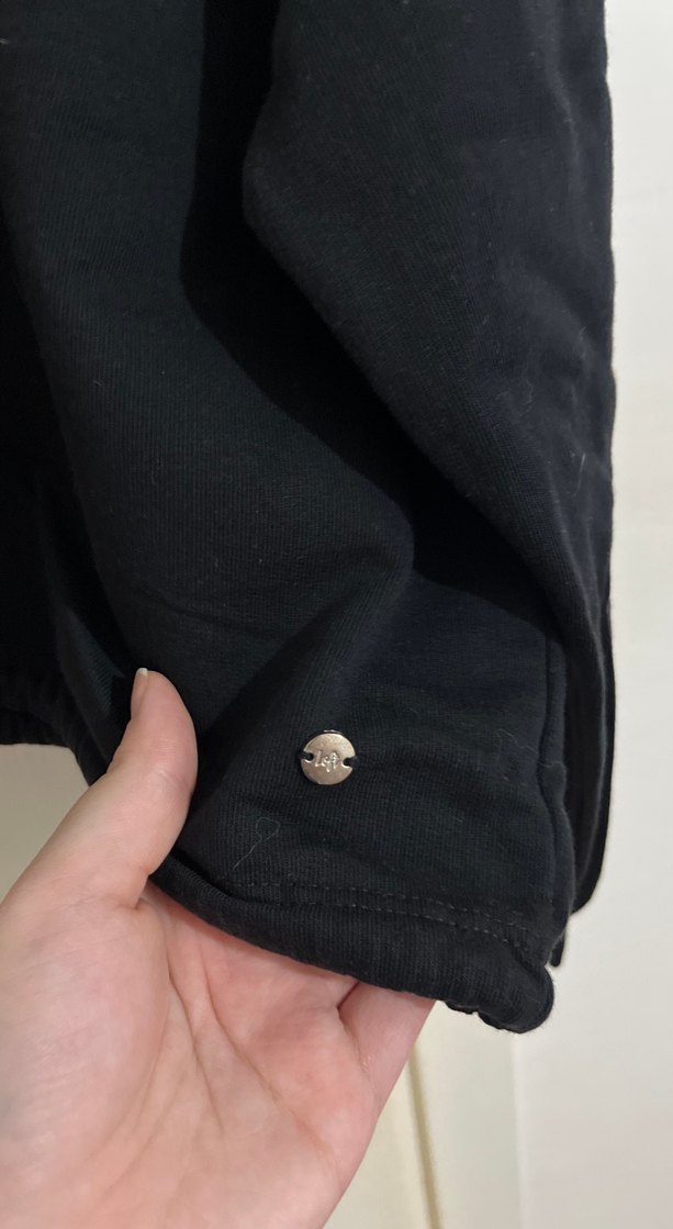 Siyah Kadın Oversize Sweatshirt - Görsel 4