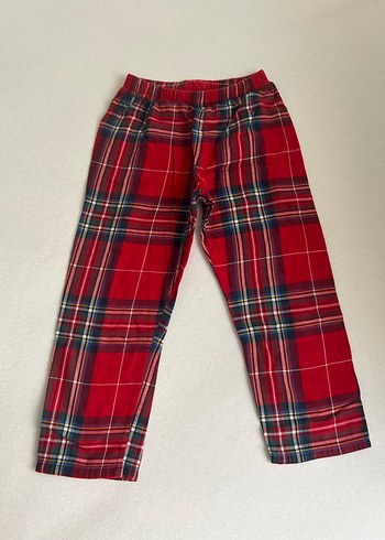 Penti Kırmızı Ekose Düğmeli Erkek Çocuk Pijama Takımı