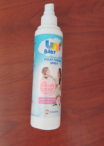 Uni Baby Kolay Tarama Spreyi Hindistan Cevizi Özlü