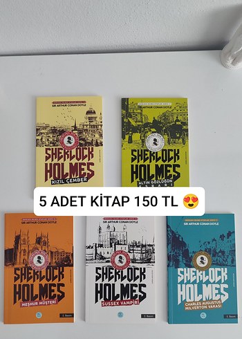 Sherlock Holmes 5 Kitap Seti
