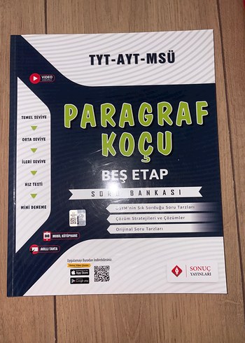 TYT-AYT-MSÜ Paragraf Koçu Beş Etap Soru Bankası