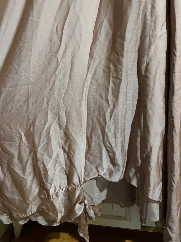 Uzun Kollu Pembe abiye - Görsel 2