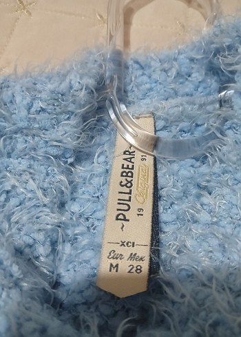 m Beden mavi Renk PULL&BEAR Mavi Kadın Örgü Uzun Kollu Kazak