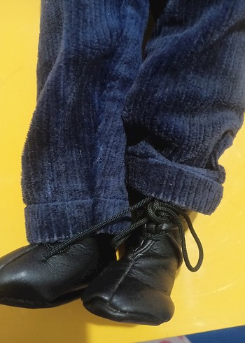 Antika porselen başlı kumaş gövdeli vintage bebek. 1930 - Görsel 2